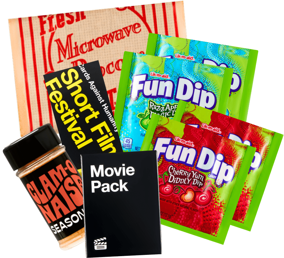 Movie Night Box contents